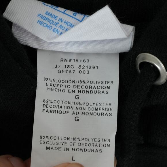 Champion Hoodie Womens L Black Reverse Weave Athletic‎ Heavyweight Sweatshirt - Picture 5 of 8